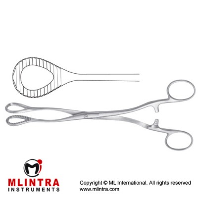 Heywood-Smith Uterine Polypus Forcep Stainless Steel, 25 cm - 9 3/4"